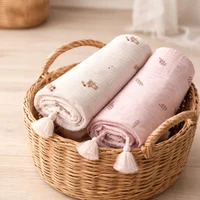 Муслиновое одеяло BabyOno, розовоеo 3