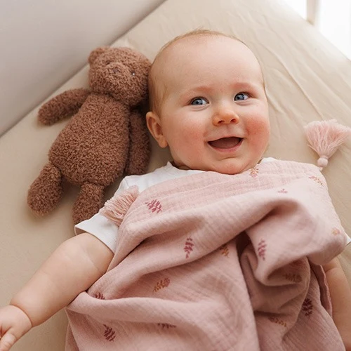 Муслиновое одеяло BabyOno, розовоеo 6