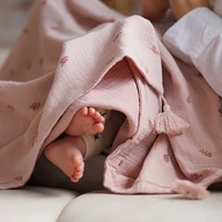 Муслиновое одеяло BabyOno, розовоеo 5
