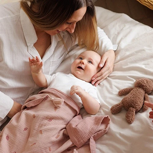 Муслиновое одеяло BabyOno, розовоеo 7