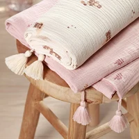 Муслиновое одеяло BabyOno, бежевое 3