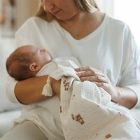 Муслиновое одеяло BabyOno, бежевое 5