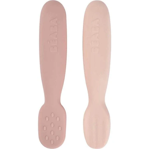 Набор из 2 силиконовых ложек Beaba Cotton Candy/Sorbet
