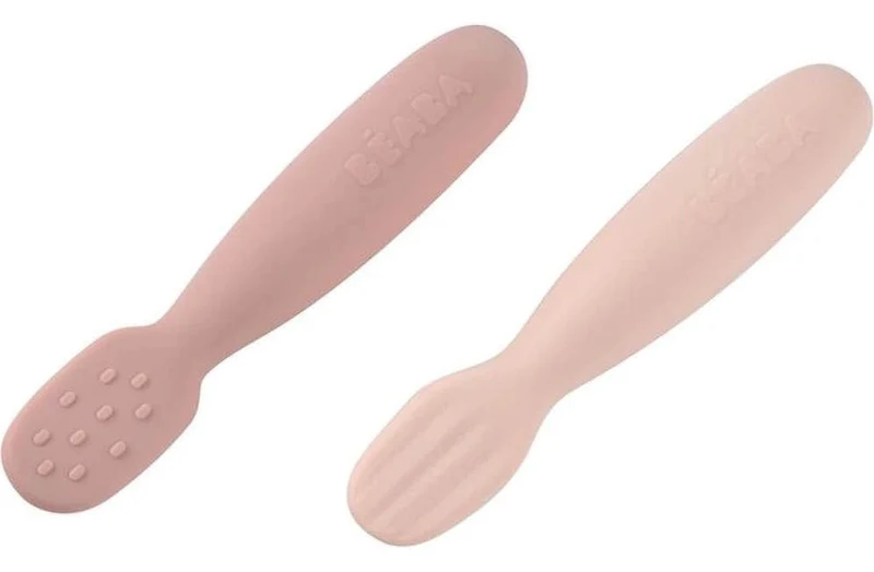Набор из 2 силиконовых ложек Beaba Cotton Candy/Sorbet 2