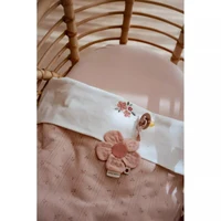 Держатель для пустышки из органического хлопка - Flower - Fairy Garden - Little Dutch 5