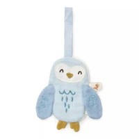 Suport pentru suzeta din bumbac organic - Owl - Forest Friends - Little Dutch