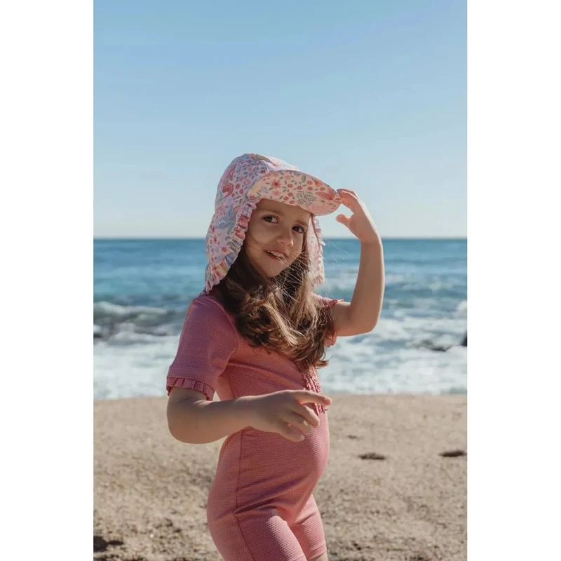 Palarie de soare cu protectie protectie UV 40+ - Dreamy Mermaid - Little Dutch 1-2 ani 4