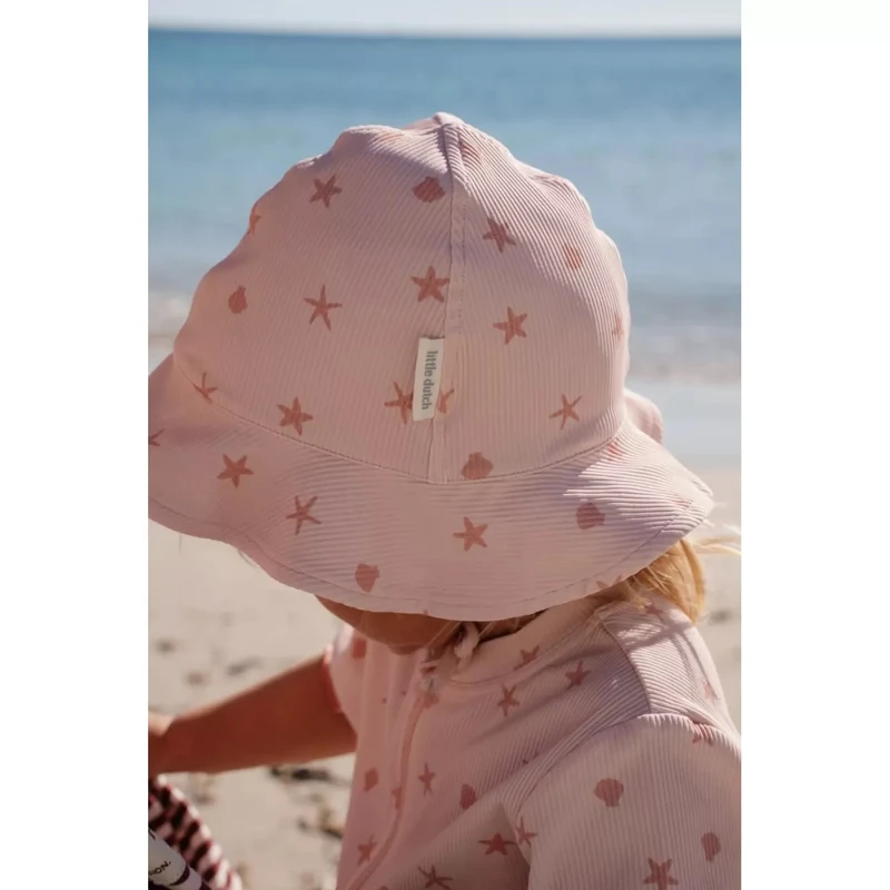 Palarie de soare cu protectie protectie UV 40+ - Dreamy Seashells - Little Dutch 1-2 ani 2