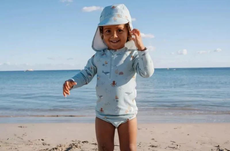 Palarie de soare cu protectie protectie UV 40+ - Ocean Friends - Little Dutch 0-12 luni 2