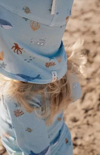 Palarie de soare cu protectie protectie UV 40+ - Ocean Friends - Little Dutch 1-2 ani 5