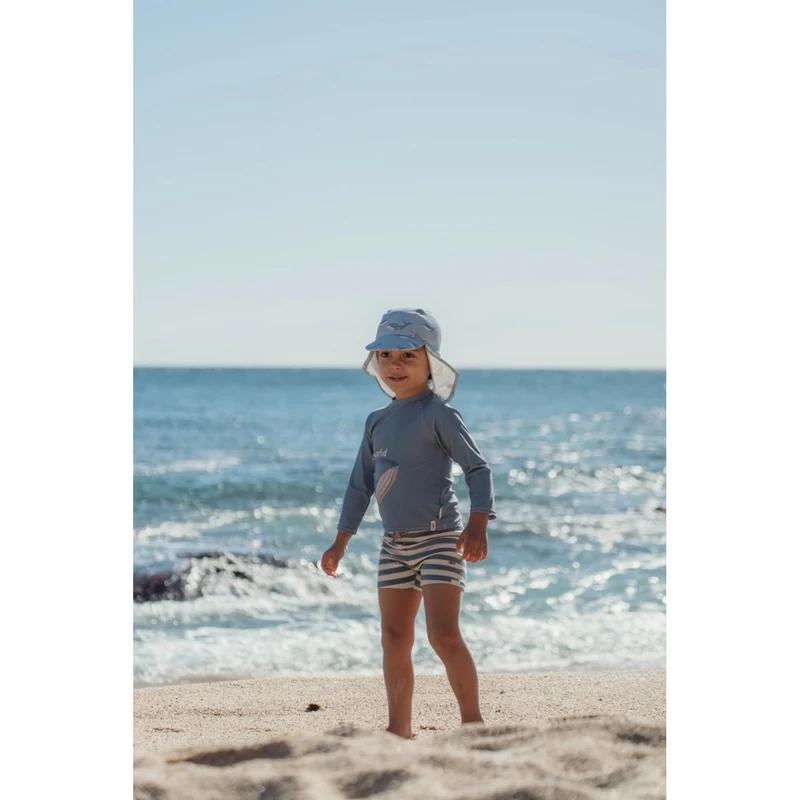 Palarie de soare cu protectie protectie UV 40+ - Ocean Splash - Little Dutch 0-12 luni 4