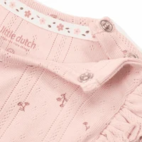 Боди без рукавов с оборками из органического хлопка - Fairy Flowers - Little Dutch 68 3