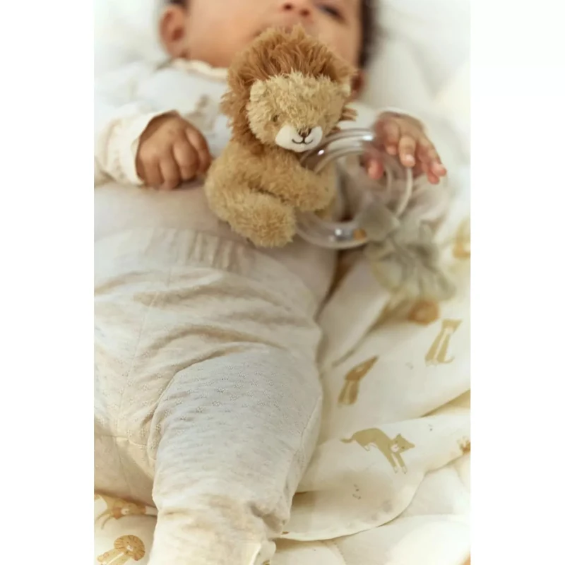 Jucarie din plus cu inel cu margele - Safari Friends - Little Dutch 5