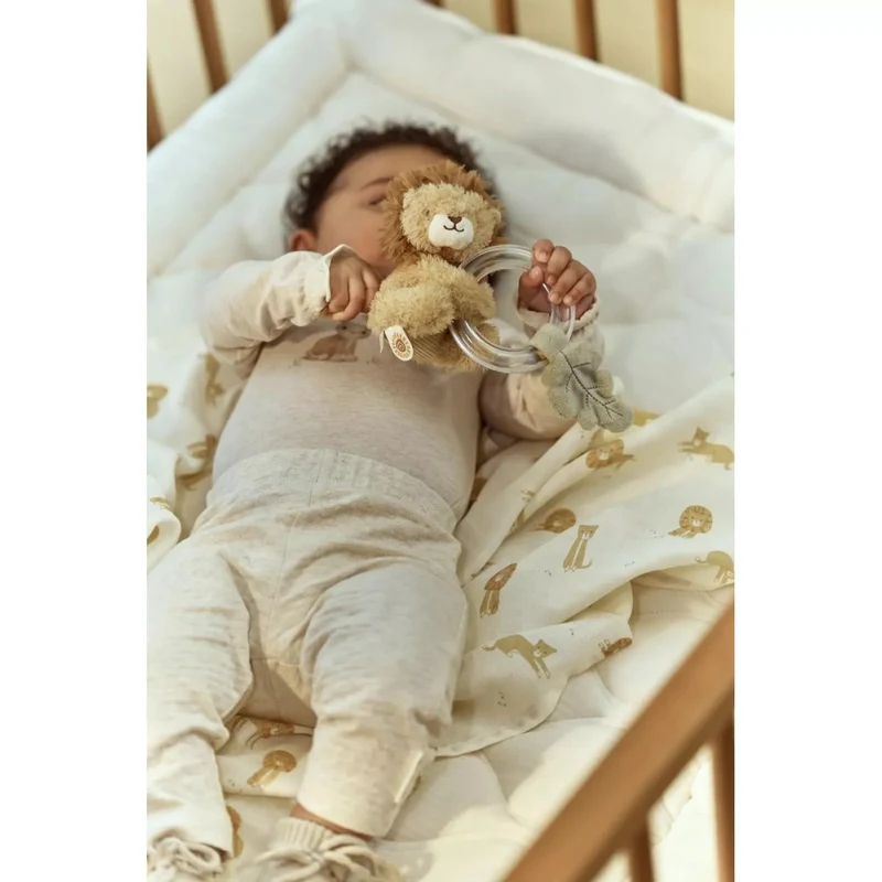 Jucarie din plus cu inel cu margele - Safari Friends - Little Dutch 3