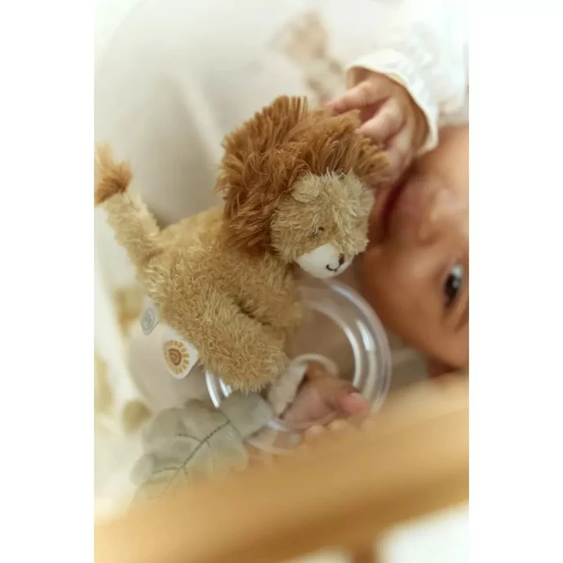 Jucarie din plus cu inel cu margele - Safari Friends - Little Dutch 4
