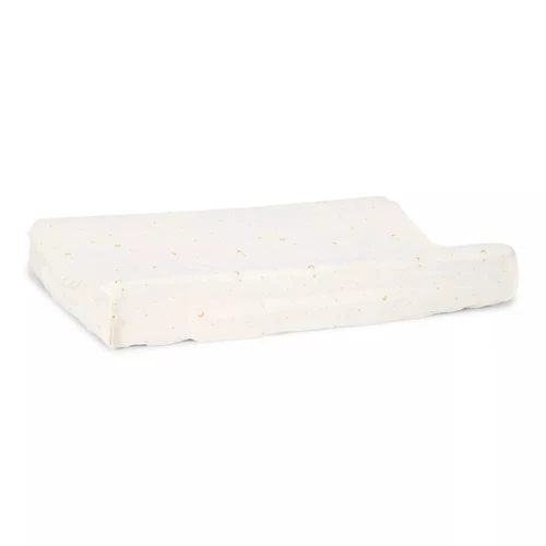 Husa din bumbac organic pentru salteluta de infasat - Moon and Stars - Little Dutch