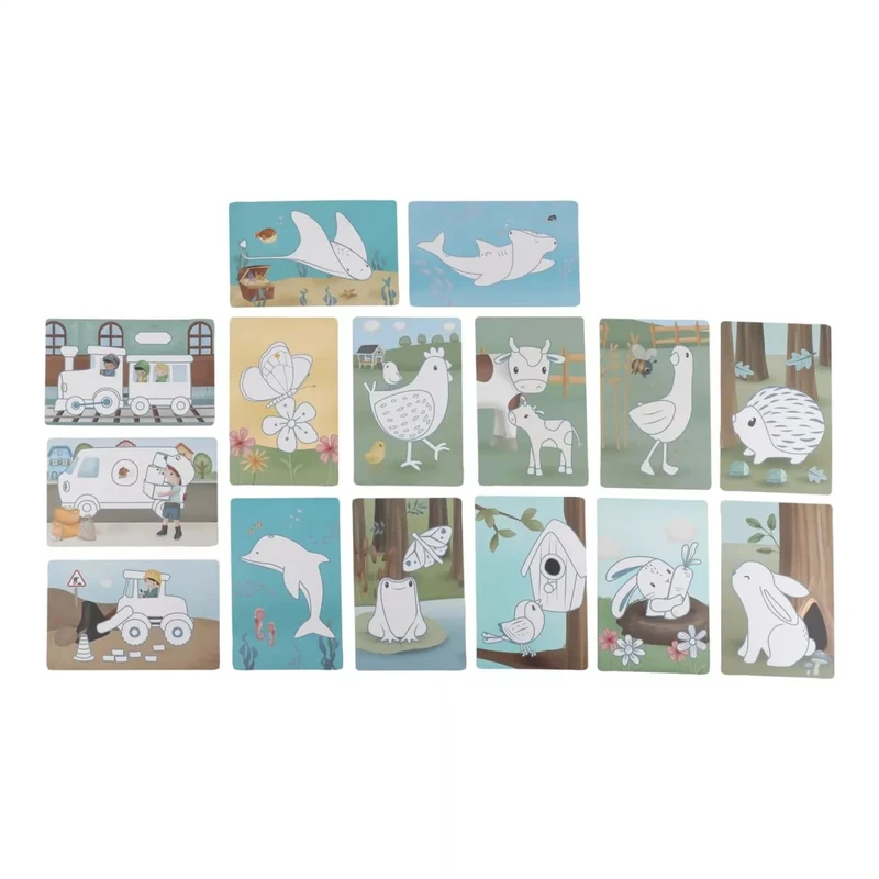 Волшебный планшет для рисования - Forest Friends - Blue - Little Dutch 4