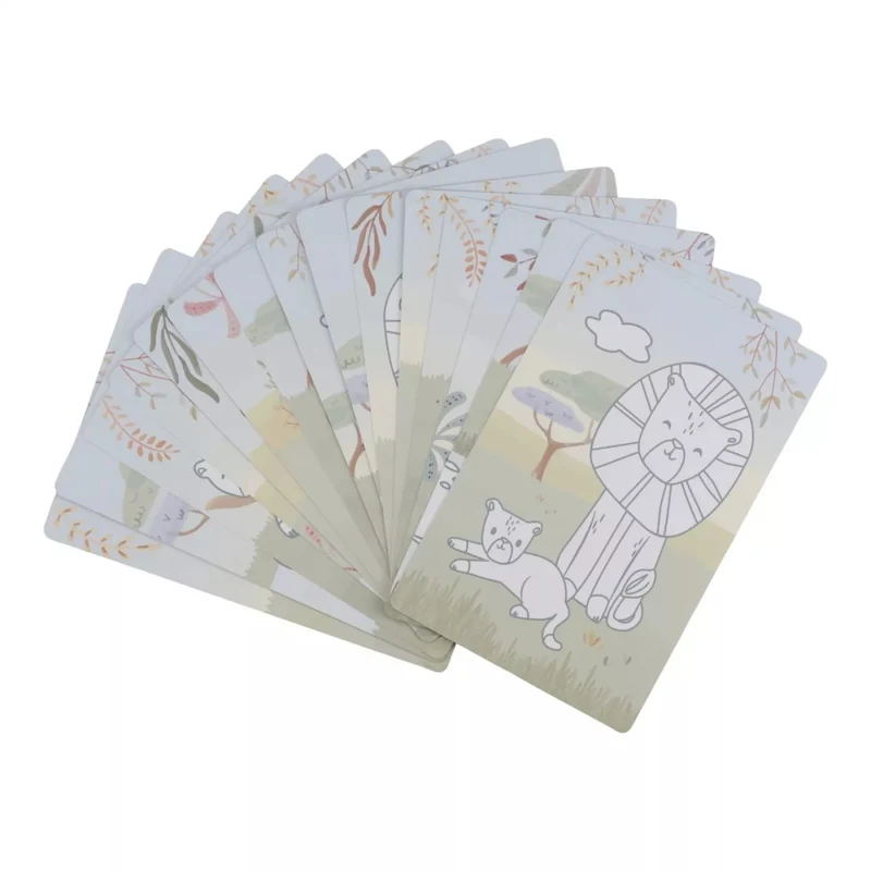 Волшебный планшет для рисования - Safari Friends - Green - Little Dutch 5