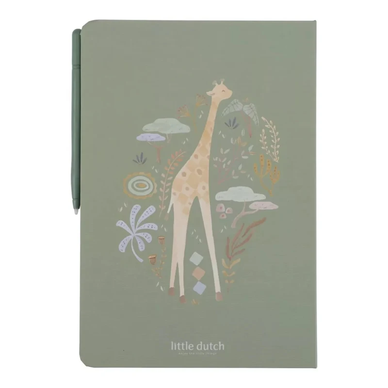 Волшебный планшет для рисования - Safari Friends - Green - Little Dutch 7