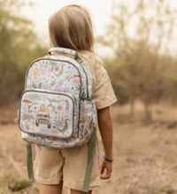 Детский рюкзак - Safari Friends - White - Little Dutch 4