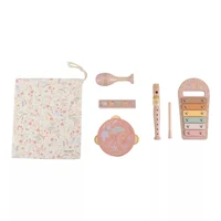 Набор деревянных музыкальных инструментов FSC - Pink - Safari Friends - Little Dutch 3