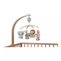 Carusel muzical din lemn Safari Friends - Little Dutch 2