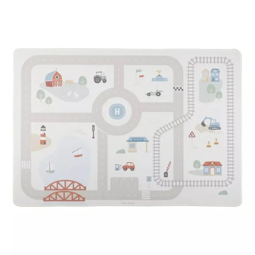 Игровой коврик с автомобильной тематикой - Little Dutch