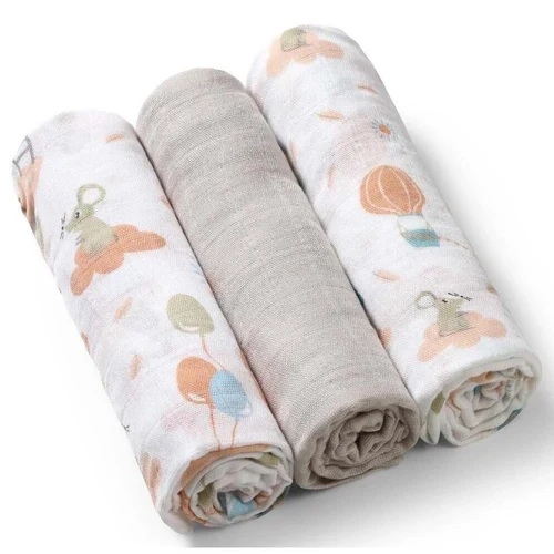 BabyOno Бамбуковые сверхмягкие пеленки, 3 шт.