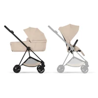 Carucior Cybex Mios 2 in 1 editia Platinum 2026 Cozy Beige cadru Matt Black 3