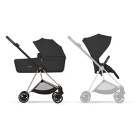 Carucior Cybex Mios 2 in 1 editia Platinum 2026 Sepia Black cadru rose gold 2