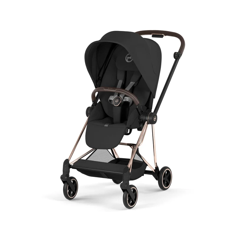 Carucior Cybex Mios 2 in 1 editia Platinum 2026 Sepia Black cadru rose gold 3