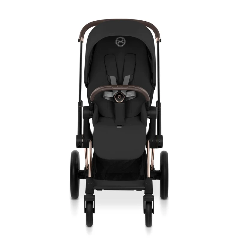 Carucior 2 in 1 Cybex Priam V colectia Platinum 2026 Sepia Black cadru Rose Gold 4