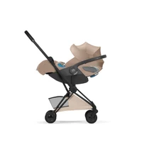 Carucior 2 in 1 Cybex Coya colectia Platinum 2026 Cozy Beige cadru Matt Black 6
