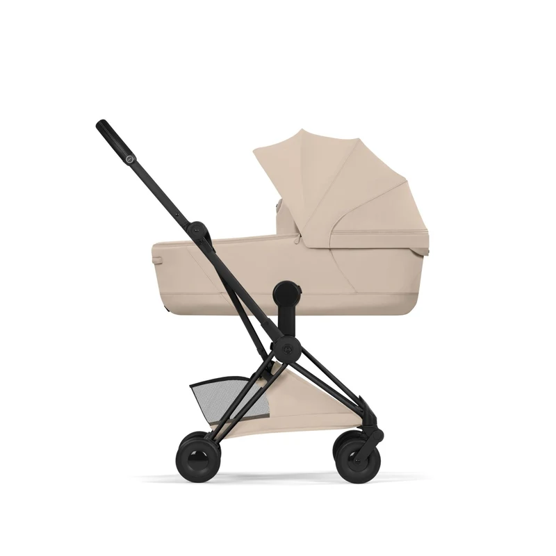Carucior 2 in 1 Cybex Coya colectia Platinum 2026 Cozy Beige cadru Matt Black 8