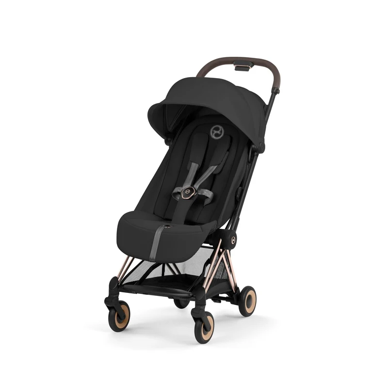 Cybex Carucior ultracompact Coya Platinum 2026 Rosegold colectia Sepia black 2