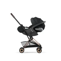 Cybex Carucior ultracompact Coya Platinum 2026 Rosegold colectia Sepia black 7