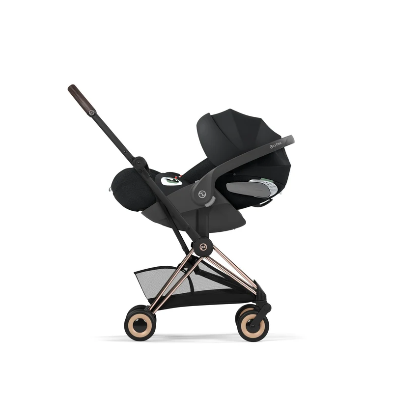 Cybex Carucior ultracompact Coya Platinum 2026 Rosegold colectia Sepia black 7