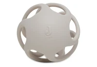 Jucarie pentru dentite din silicon, Minge Ø 9,5cm Nougat, Jollein