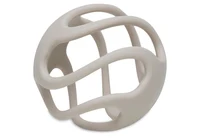 Jucarie pentru dentite din silicon, Minge Ø 9,5cm Nougat, Jollein 2