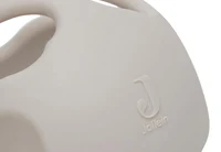 Jucarie pentru dentite din silicon, Minge Ø 9,5cm Nougat, Jollein 3