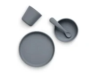 Set de masa din silicon Storm Grey (4 piese) Jollein 2