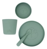 Set de masa din silicon Ash Green (4 piese) Jollein 2