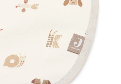 Baveta Jersey Impermeabila Animal Friends (5 buc), Jollein 4