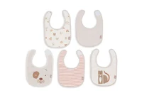Baveta Jersey Impermeabila Animal Friends (5 buc), Jollein 2