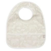 Baveta Impermeabil Animals Nougat (2pack) Jollein 2