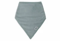 Baveta Bandană Velvet Rib Sea Green/Ivory (2 buc), Jollein 2