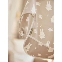 Baveta impermeabila cu maneci Miffy & Snuffy Nougat Jollein 3