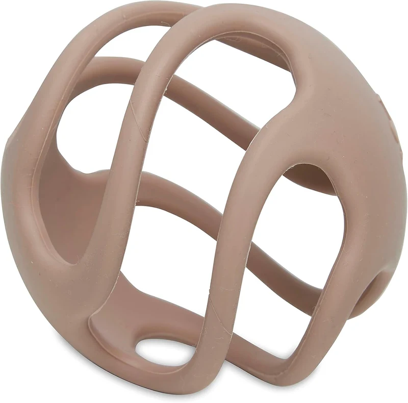 Jucarie pentru dentite din silicon, Minge Ø 9,5cm Biscuit, Jollein 2