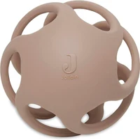Jucarie pentru dentite din silicon, Minge Ø 9,5cm Biscuit, Jollein