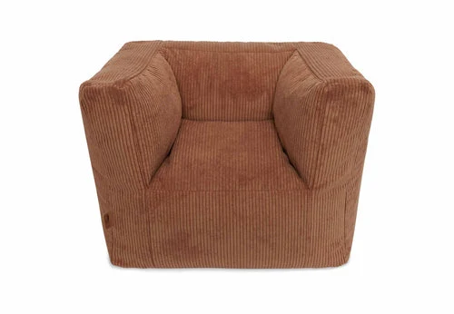 Fotoliu pentru bebelusi tip Beanbag, Jollein Corduroy Natural